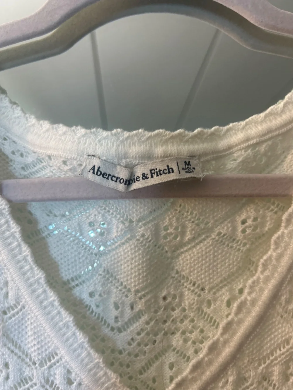 A&F white dress